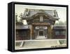 Temple Gate, Shiba, Tokyo, Japan, Early 20th Century-null-Framed Stretched Canvas