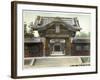 Temple Gate, Shiba, Tokyo, Japan, Early 20th Century-null-Framed Giclee Print