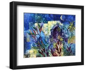 Temple Guardian, 2022 (acrylic on board)-Margaret Coxall-Framed Premium Giclee Print