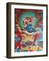 Temple Guardian Guarding the South, Named Virudhaka, Kopan Monastery, Kathmandu, Nepal, Asia-Godong-Framed Photographic Print