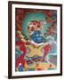 Temple Guardian Guarding the South, Named Virudhaka, Kopan Monastery, Kathmandu, Nepal, Asia-Godong-Framed Photographic Print