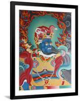 Temple Guardian Guarding the South, Named Virudhaka, Kopan Monastery, Kathmandu, Nepal, Asia-Godong-Framed Photographic Print