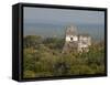 Temple I and Temple Ii, Mayan Archaeological Site, Tikal, Guatemala-Sergio Pitamitz-Framed Stretched Canvas