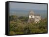 Temple I and Temple Ii, Mayan Archaeological Site, Tikal, Guatemala-Sergio Pitamitz-Framed Stretched Canvas