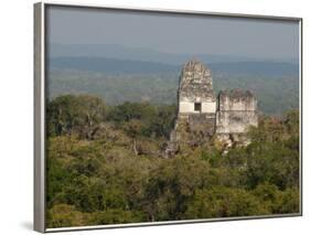 Temple I and Temple Ii, Mayan Archaeological Site, Tikal, Guatemala-Sergio Pitamitz-Framed Photographic Print