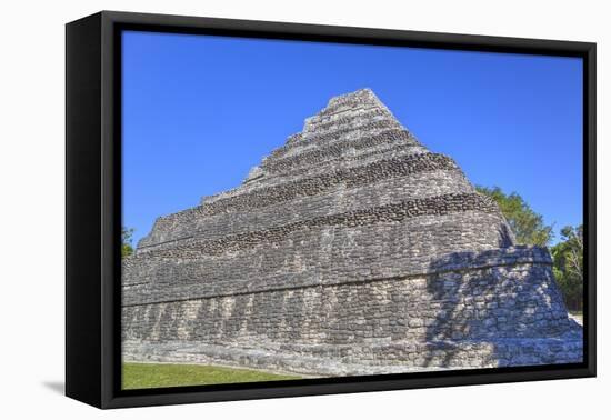 Temple I, Chaccoben, Mayan Archaeological Site-Richard Maschmeyer-Framed Stretched Canvas