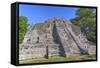 Temple I, Chaccoben, Mayan Archaeological Site-Richard Maschmeyer-Framed Stretched Canvas