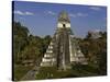 Temple I or Temple of the Giant Jaguar at Tikal-Danny Lehman-Stretched Canvas