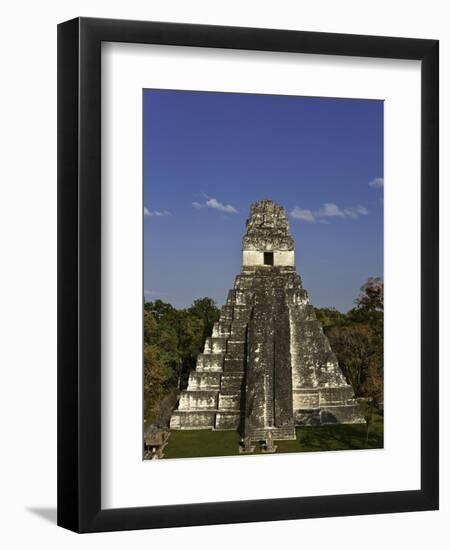 Temple I or Temple of the Giant Jaguar at Tikal-Danny Lehman-Framed Photographic Print