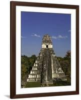 Temple I or Temple of the Giant Jaguar at Tikal-Danny Lehman-Framed Photographic Print