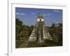 Temple I or Temple of the Giant Jaguar at Tikal-Danny Lehman-Framed Photographic Print