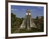 Temple I or Temple of the Giant Jaguar at Tikal-Danny Lehman-Framed Photographic Print