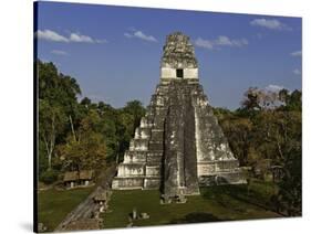 Temple I or Temple of the Giant Jaguar at Tikal-Danny Lehman-Stretched Canvas