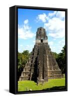 Temple I (Temple of the Giant Jaguar) at Tikal, Guatemala, Central America-Godong-Framed Stretched Canvas