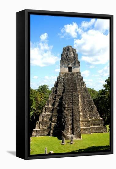 Temple I (Temple of the Giant Jaguar) at Tikal, Guatemala, Central America-Godong-Framed Stretched Canvas