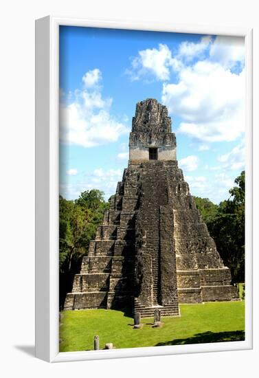 Temple I (Temple of the Giant Jaguar) at Tikal, Guatemala, Central America-Godong-Framed Photographic Print