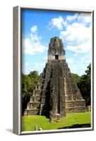 Temple I (Temple of the Giant Jaguar) at Tikal, Guatemala, Central America-Godong-Framed Photographic Print