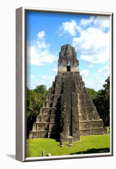 Temple I (Temple of the Giant Jaguar) at Tikal, Guatemala, Central America-Godong-Framed Photographic Print