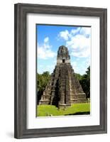 Temple I (Temple of the Giant Jaguar) at Tikal, Guatemala, Central America-Godong-Framed Photographic Print