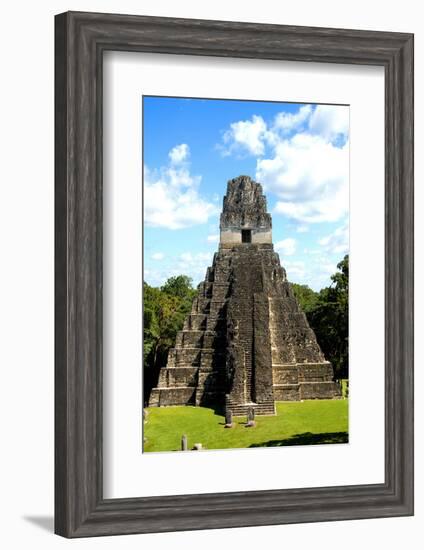 Temple I (Temple of the Giant Jaguar) at Tikal, Guatemala, Central America-Godong-Framed Photographic Print