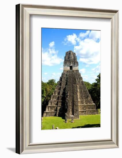 Temple I (Temple of the Giant Jaguar) at Tikal, Guatemala, Central America-Godong-Framed Photographic Print