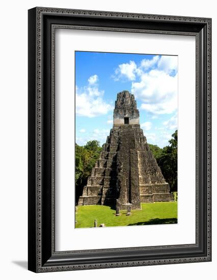 Temple I (Temple of the Giant Jaguar) at Tikal, Guatemala, Central America-Godong-Framed Photographic Print