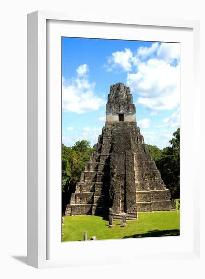 Temple I (Temple of the Giant Jaguar) at Tikal, Guatemala, Central America-Godong-Framed Photographic Print