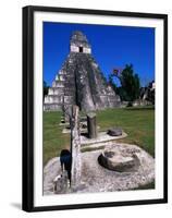 Temple I, Tikal, Guatemala-John Elk III-Framed Premium Photographic Print