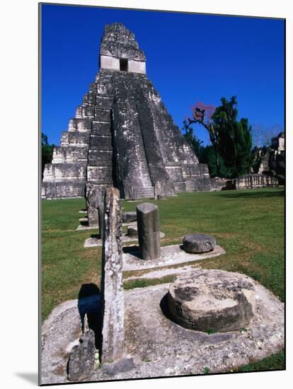 Temple I, Tikal, Guatemala-John Elk III-Mounted Premium Photographic Print