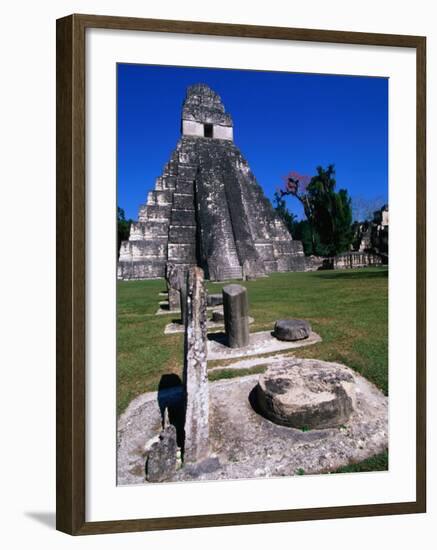 Temple I, Tikal, Guatemala-John Elk III-Framed Photographic Print