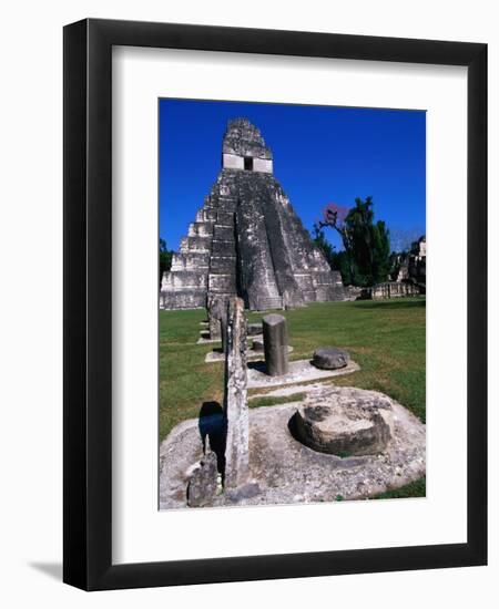 Temple I, Tikal, Guatemala-John Elk III-Framed Premium Photographic Print