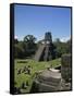 Temple II, Great Plaza, Tikal, UNESCO World Heritage Site, Guatemala, Central America-Traverso Doug-Framed Stretched Canvas