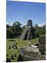 Temple II, Great Plaza, Tikal, UNESCO World Heritage Site, Guatemala, Central America-Traverso Doug-Mounted Photographic Print