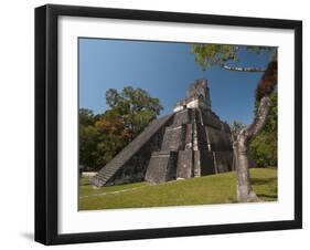 Temple Ii, Mayan Archaeological Site, Tikal, Guatemala-Sergio Pitamitz-Framed Photographic Print