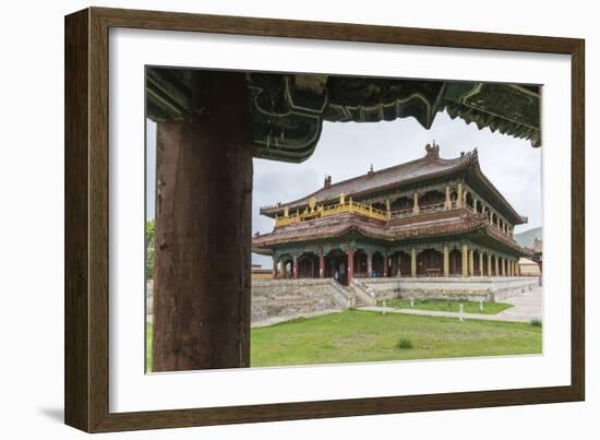 Temple in Amarbayasgalant Monastery, Mount Buren-Khaan, Baruunburen district, Selenge province, Mon-Francesco Vaninetti-Framed Photographic Print