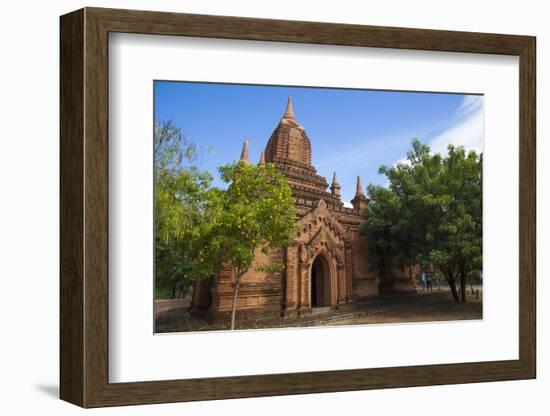 Temple in Bagan, Myanmar.-Michele Niles-Framed Photographic Print