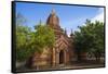 Temple in Bagan, Myanmar.-Michele Niles-Framed Stretched Canvas