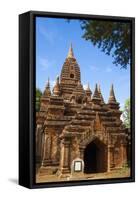 Temple in Bagan, Myanmar.-Michele Niles-Framed Stretched Canvas