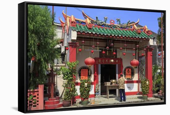 Temple in Chinatown, Melaka (Malacca), Malaysia, Southeast Asia, Asia-Richard Cummins-Framed Stretched Canvas