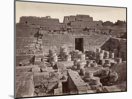 Temple in Egypt-null-Mounted Giclee Print