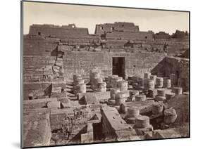 Temple in Egypt-null-Mounted Giclee Print