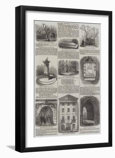 Temple in London-null-Framed Giclee Print