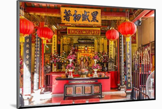 Temple in the City of Kuching, Borneo, Malaysia-Michael Nolan-Mounted Photographic Print