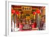 Temple in the City of Kuching, Borneo, Malaysia-Michael Nolan-Framed Photographic Print