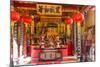 Temple in the City of Kuching, Borneo, Malaysia-Michael Nolan-Mounted Photographic Print
