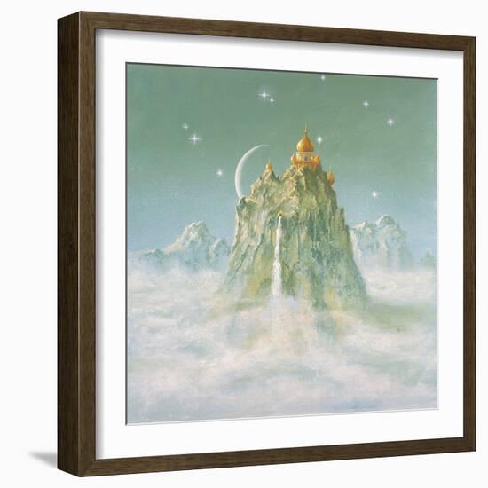 Temple in the Mountain-Simon Cook-Framed Giclee Print