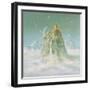 Temple in the Mountain-Simon Cook-Framed Giclee Print