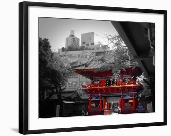 Temple In Tokyo-NaxArt-Framed Art Print