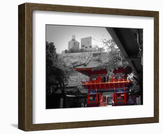 Temple In Tokyo-NaxArt-Framed Art Print