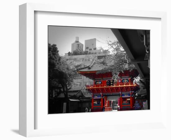 Temple In Tokyo-NaxArt-Framed Art Print